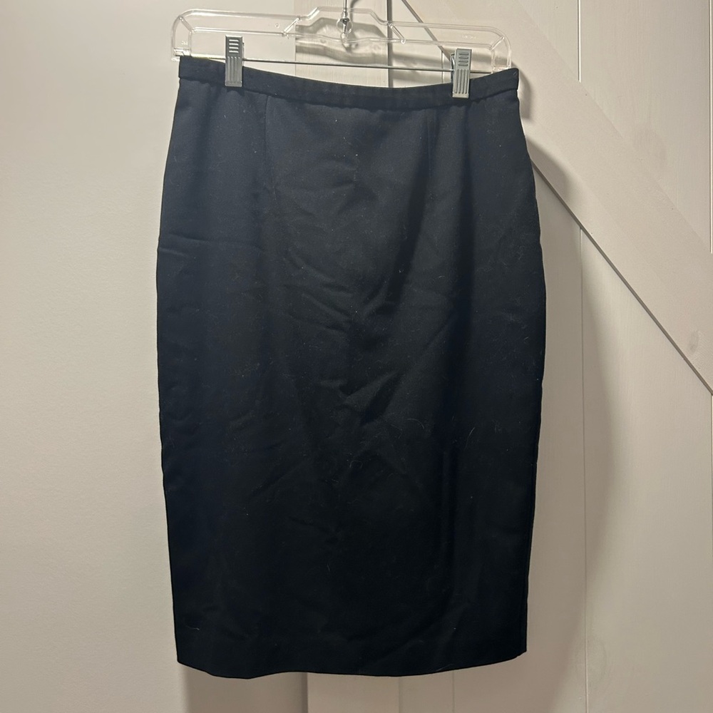 Marks & Spencer Elegant Black Pencil Skirt Size 10